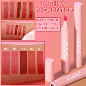 Lápiz Labial 2 en 1 de Marca Privada, Altamente Pigmentado, Cremoso, Mate, Resistente al Sudor, Impermeable, Delineador de Labios, Marcador de Labios - Product Image 4