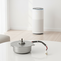 Moteur CC sans balais à aimant permanent 24V 70W, indice de protection IP55, fixation au pied, pour systèmes de ventilateurs de purificateurs d'air intelligents et appareils électroménagers