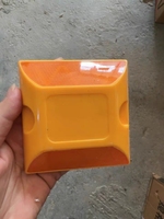 Réflecteur routier en plastique Xianghong RS 95x95mm, double face, économique, en ABS, type œil de chat, pour marquage routier sur autoroute et allée
