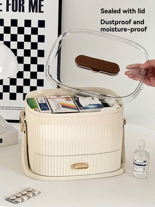 Botiquín Familiar YHYP de Gran Capacidad, Caja de Almacenamiento de Medicamentos, Elegante Kit Médico para el Hogar, Primeros Auxilios para Niños - Product Image 5