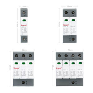 Parafoudre KORLEN 2P 20-40kA T2 CA sur Rail DIN pour Système Solaire Industriel avec <span class=keywords><strong>Protection</strong></span> Contre les Surtensions et Garantie de 3 Ans - Product Image 6