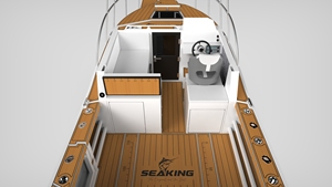 เรือ Seaking Boat 770max ขนาด 28 ฟุต ทำจากอลูมิเนียม สำหรับตกปลาทะเลน้ำเค็ม ขาย - Product Image 3