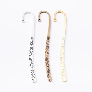 Marque-page personnalisé en gros avec logo promotionnel, plaqué or, émail souple et dur, artisanat de haute qualité - Product Image 4