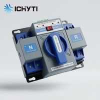 Commutateur de transfert automatique double alimentation 63A ATS monophasé 2 pôles pour générateur et alimentation de secours