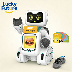 Çocuklar için RC LED Akıllı Robot İnsansı Oyuncak, Yapay Zeka Akıllı Programlanabilir Oyuncak, Sesle Aktifleşen Hikaye Oynama, Flaş Kartlar, Yürümeye Başlayan Çocuklar İçin Öğrenme - Product Image 1