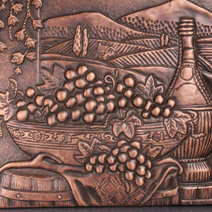 맞춤형 구리 릴리프 그림자 벽 조각 공장 맞춤형 금속 에칭 판 금속 공예 제품 - Product Image 6