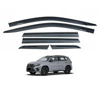 Déflecteurs de fenêtre Injection Noir Couleur Sun Rian Shield Protection TXR Auto Accessoires Visières de porte pour Jetta VS5 2019-