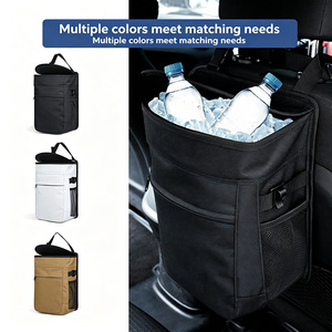 <span class=keywords><strong>Poubelle</strong></span> de voiture avec couvercle, sac <span class=keywords><strong>poubelle</strong></span> pour siège arrière, rangement suspendu, sac à déchets pour véhicule, pour <span class=keywords><strong>camping</strong></span>-<span class=keywords><strong>car</strong></span> T006 - Product Image 3