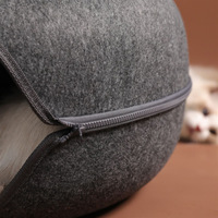 Lit pour chat Donut Tunnel pour chat Jouet de jeu interactif Jouet d'intérieur à double usage Equipement de sport pour chaton Jouet d'entraînement pour chat Maison pour animaux de compagnie