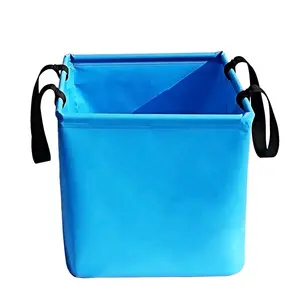 热销户外钓鱼用品洗车折叠桶便携式pvc桶