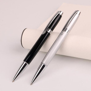NMFT-015 High Quality Metal Ball <b>Pens</b> Office Black Silver Ball Point <b>Pen</b> Engraving Metal <b>Pen</b> for Signature - Product Image 1