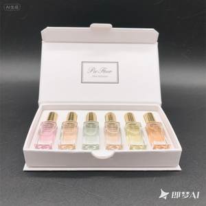 Boîte d'Emballage de Parfum Personnalisée avec Flacons Vaporisateurs de 5ml 10ml, Insert en Éponge et Matériaux Recyclés pour Huiles Essentielles - Product Image 3