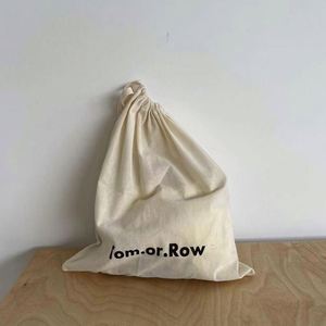 Bolsa Promocional Ecológica de Algodón Orgánico a Prueba de Polvo con Cordón Individual, Color Natural, Certificación GOTS, para Pegatinas y Regalos - Product Image 1