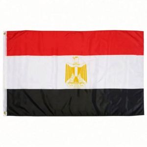 Factory Wholesale 100D Polyester Good Quality Best Price Custom <b>Flags</b> Banners Outdoor Indoor Use Egypt <b>Flags</b> - Product Image 1