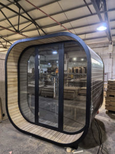 صيحات هيليوس فناء صحي منزلي خاص صمت شجرة التنوب الكندية/ساونا مكعب تقليدي جديد - Product Image 3