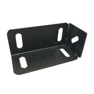 Black Angle <b>Bracket</b> Carbon Steel <b>90</b> <b>Degree</b> Right Angle Fitting For Industrial Aluminum Profiles - Product Image 4
