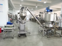 Máquina de llenado semiautomática de detergente en polvo de 5kg y 10kg para proveedores personalizados, con motor de grado alimenticio para bolsas/bolsas de fábrica.