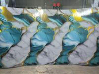 Papier adhésif mural en marbre de luxe, imperméable, auto-adhésif, pour armoire de cuisine