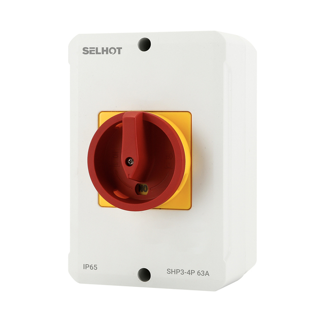 SHP3 Ip65 Waterproof 32A 63A 80A 100A Isolating Disconnect Isolator Switch Three-phase Rotary Isolation Disconnect Switch