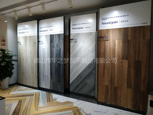 Huazhimeng Nhà Máy Trượt UV Hội Đồng Quản Trị PVC Tấm Đá Cẩm Thạch Hiển Thị Giá Đá Cẩm Thạch Đá Slab Kim Loại Gạch Hiển Thị Đứng Cho WPC Tường Bảng Điều Chỉnh - Product Image 4