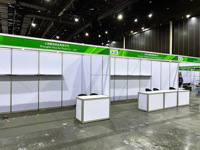 Équipement pour salons professionnels, profil de stand en aluminium extrudé R8 pour les systèmes de stands d'exposition