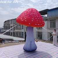 Décorations de champignons gonflables géants | Plantes gonflables personnalisées pour événements, fêtes, festivals et accessoires de scène