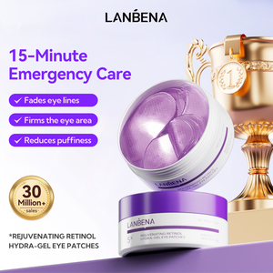 แผ่นมาส์กใต้ตา LANBENA ผลิตภัณฑ์บำรุงผิว ลดเลือนริ้วรอย ลดรอยคล้ำใต้ตา ด้วยส่วนผสมจากธรรมชาติทั้งหมด - Product Image 2