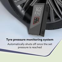Gonfleur de pneus sans fil Compresseur d'air portable 150PSI Pompe à air sans fil avec écran LCD double, convient pour le gonflage de la voiture