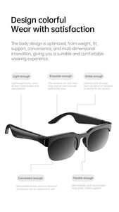 Gafas inteligentes con IA XG89, gafas inteligentes para llamadas y reproducción de música - Product Image 2