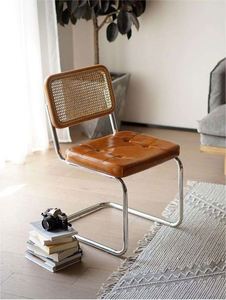 <span class=keywords><strong>Silla</strong></span> moderna Cesca <span class=keywords><strong>blanca</strong></span> y negra, <span class=keywords><strong>silla</strong></span> de comedor de caña de ratán, <span class=keywords><strong>silla</strong></span> Cesca con <span class=keywords><strong>patas</strong></span> de acero inoxidable - Product Image 6