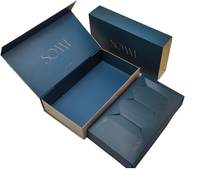 Boîte cadeau magnétique en carton rigide durable personnalisable avec dorure à chaud, emballage recyclable pour mariage et bijoux, prix négociable