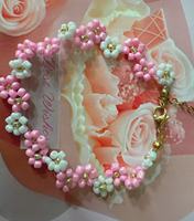 Nouveau bracelet bohème en cristal et strass à motif floral pour femme, cadeau de plage. Accessoire Chic Unique et Raffiné