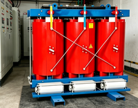 Transformateur sec triphasé SCB13 400 kVA 10 kV 0,4 kV à bobinage en cuivre coulé dans de la résine époxy, haute capacité, haute efficacité, 50/60 Hz