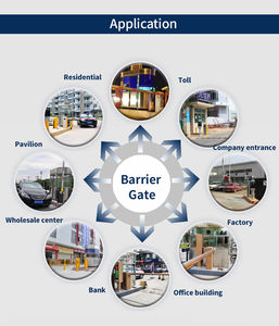 HAOKAI yüksek verimli trafik yönetim sistemi 4.5m düz bom otomatik trafik bariyer kapısı çin üretici DC 24V - Product Image 5