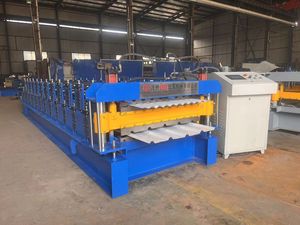 Machine de formage de rouleaux de tôles <span class=keywords><strong>ibr</strong></span> double couche Machine à rouler les tôles ondulées Machine de fabrication de tuiles de toiture <span class=keywords><strong>Ibr</strong></span> - Product Image 2