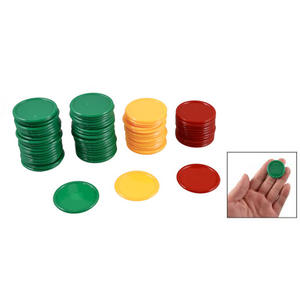 Fichas de Mahjong de Tres Colores Passen Ordinary, 3.2 cm, Fichas de ABS Estilo Americano, Juego de 68 Piezas con Tamaño de Mesa para Jugadores - Product Image 1