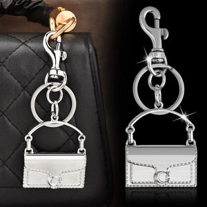 Lilangda, accesorios de lujo de alta calidad para coche, regalos pequeños, venta al por mayor, Mini llavero de bolsa de Metal - Product Image 2