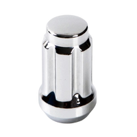 Écrou de roue Taida Auto Part 16+1 pièces en alliage d'acier chromé à 6 cannelures M14x1.5, universel, neuf