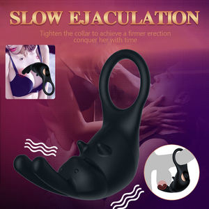 Jolly uzay süper yumuşak silikon horoz halka gül titreşimli erkek <span class=keywords><strong>Penis</strong></span> halkası ile ekstra stimülasyon vibratör Vibrator tor - Product Image 4