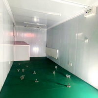 Conteneur de maison modulaire en acier à panneaux sandwich anti-explosion de camouflage européen personnalisé de 20 pieds, atelier industriel, bureau