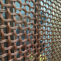 Grilles décoratives en treillis métallique anti-corrosion à armure toile en acier inoxydable avec soudage et pliage pour armoire de placard