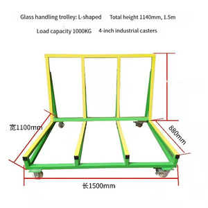 โรงงาน AOCHEN ขายตรง ชั้นวางกระจกแบบตัวแอล สำหรับจัดเก็บและขนย้ายได้อย่างสะดวก - Product Image 4