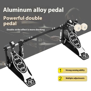 IRIN đôi bước trống Jazz thiết lập với đôi chuỗi Pedal & dưới trống thực hành búa - Product Image 2