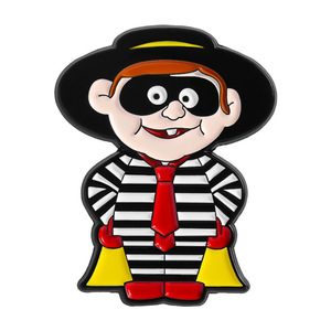 เข็มกลัดตัวตลกการ์ตูนสุดสนุก สไตล์โปสเตอร์ตัวละครต้องตามจับ และเข็มกลัดโลหะลายตัวตลก 2 แบบ - Product Image 2