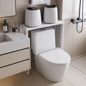 Étagère de rangement au-<span class=keywords><strong>dessus</strong></span> des toilettes, étagère au-<span class=keywords><strong>dessus</strong></span> de la machine à laver, étagère de rangement encastrée dans la salle de bain - Product Image 2