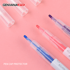 Twin Mẹo Màu Sắc Sống Động <span class=keywords><strong>Highlighter</strong></span> Bút Nhiều Màu Xiên Và Vòng Mẹo Đôi Sợi Nib 6-Màu <span class=keywords><strong>Highlighter</strong></span> Bộ - Product Image 4