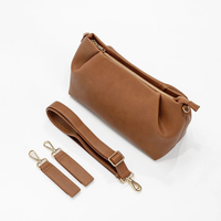 Sac de rangement OEM étanche pour poussette, sac à couches de luxe en cuir PU avec bandoulière amovible, organisateur pour maman