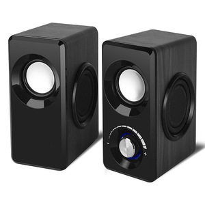 Com181 Wooden Wired Multimedia <b>Speaker</b> 2.0 Channel <b>USB</b> Powered With Colorful Led Light For Computer Laptop Mobile - Product Image 5