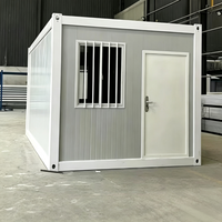 Rumah Kontainer Modular Portabel Struktur Baja Maison Conteneur Kabin Halaman Belakang Prefabrikasi Rumah Kontainer Bongkar Pasang