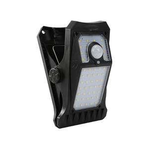 5W Solar Clip <b>Light</b> PIR <b>Motion</b> <b>Sensor</b> Snap On <b>LED</b> Lamp for Outdoor Camping Emergency Lighting - Product Image 1